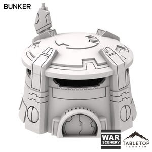 Greater Good Bunker - Tabletop Terrain Greater Good Grimdark Miniature Wargame Sci-Fi 28mm 32mm