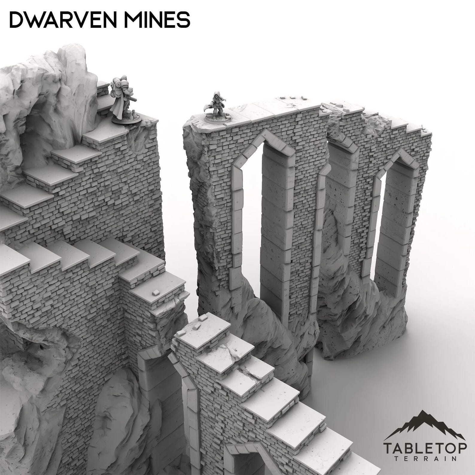 Rpg Mine Sign Dwarven Mines - Tabletop Terrain Fantasy DND Miniature Roleplaying ...