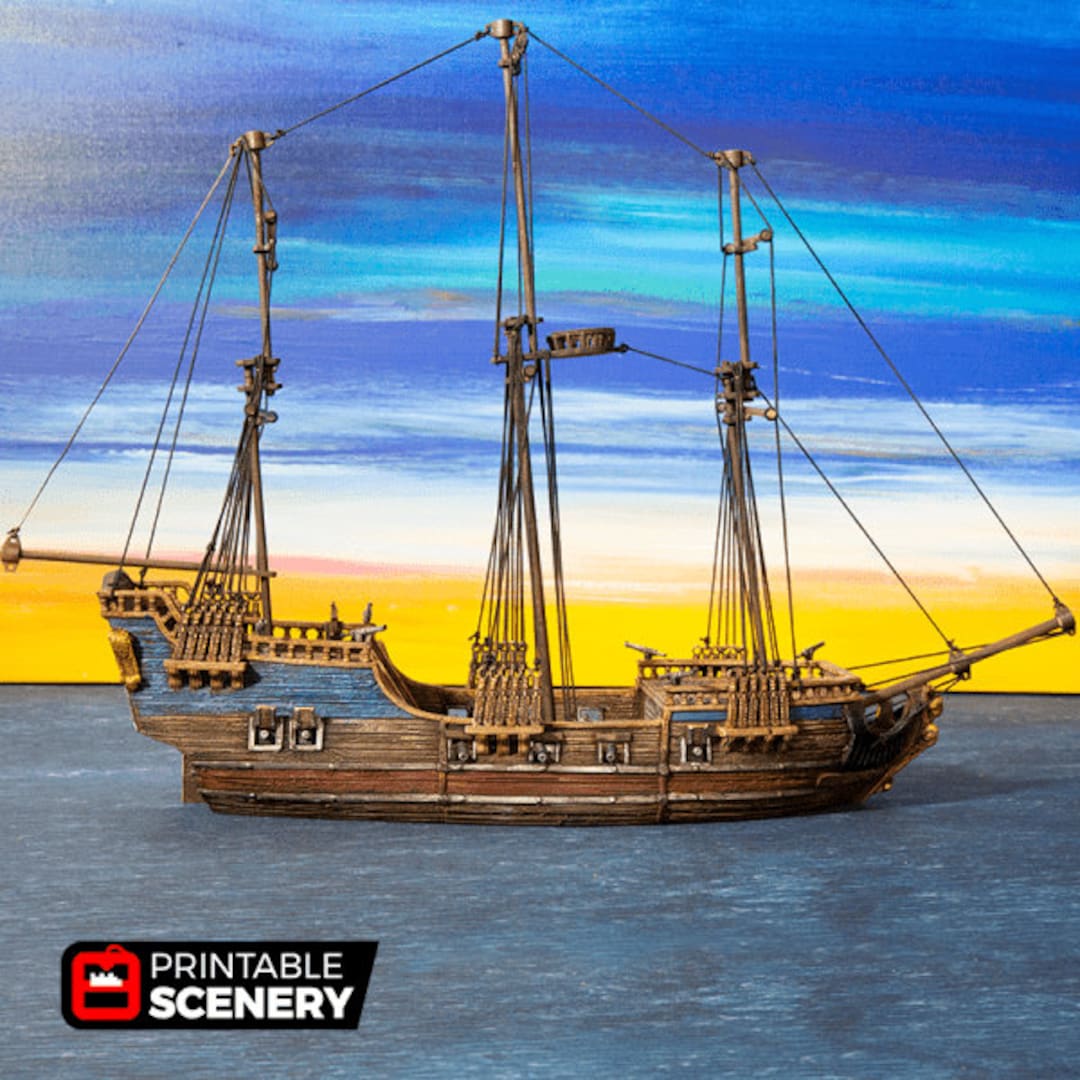 フリゲート艦Mk2 - 海賊船 - Blood and Plunder Black Seas Cutlass
