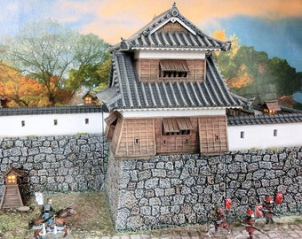 Castles of the Samurai  新品 Samurai Castle - Test of Honor Japan Miniatures Terrain - Etsy