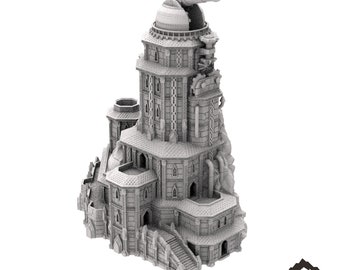 Dwarf Observatory - DND AoS Pathfinder Conquest MiniatureLand Tabletop Terrain Miniature Wargame 28mm