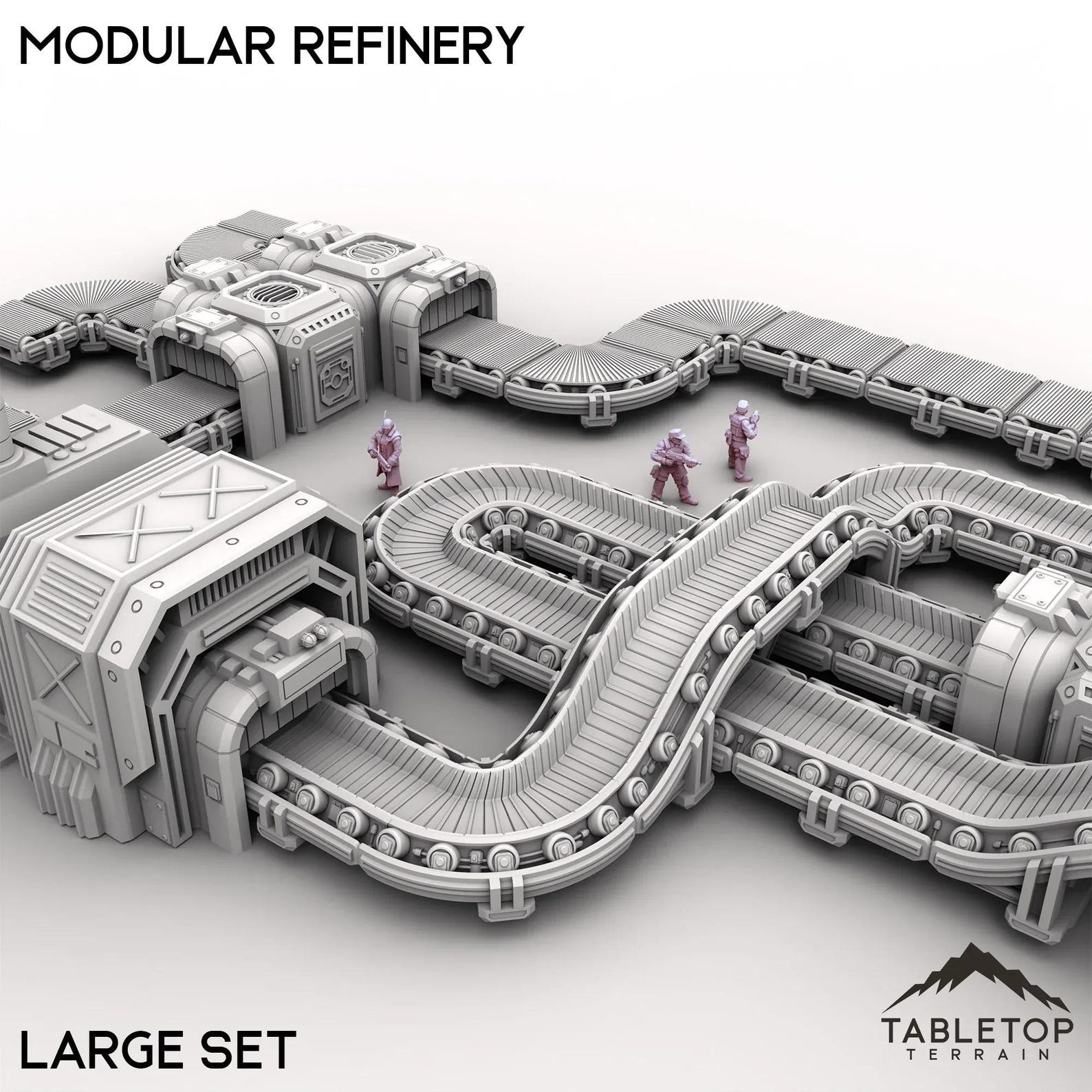 Modular Refinery - Tabletop Terrain Grimdark Gothic Miniature Wargame ...