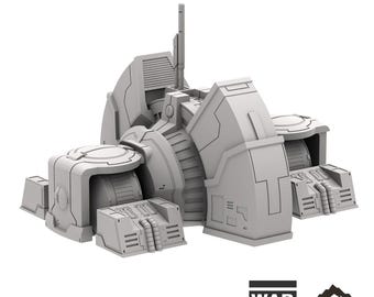 Greater Good Technical Center - Tabletop Terrain Greater Good Grimdark Miniature Wargame Sci-Fi 28mm 32mm
