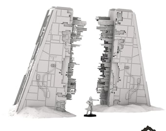 Narrow Passage - Tabletop Terrain Outer Rim Compatible with Star Wars Legion Shatterpoint