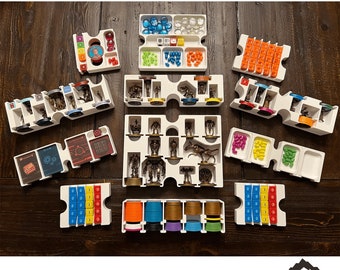 burncycle with Expansions and Extras Board Game Insert / Organizer