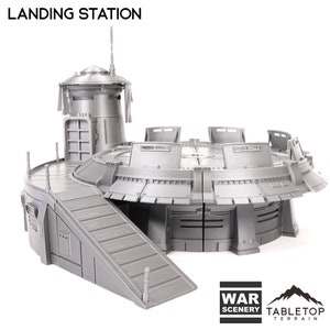 Landing Station - Star Wars Legion Terrain Outer Rim War Scenery  Koboh Lothal Tabletop Terrain Wargame Miniature Scenery
