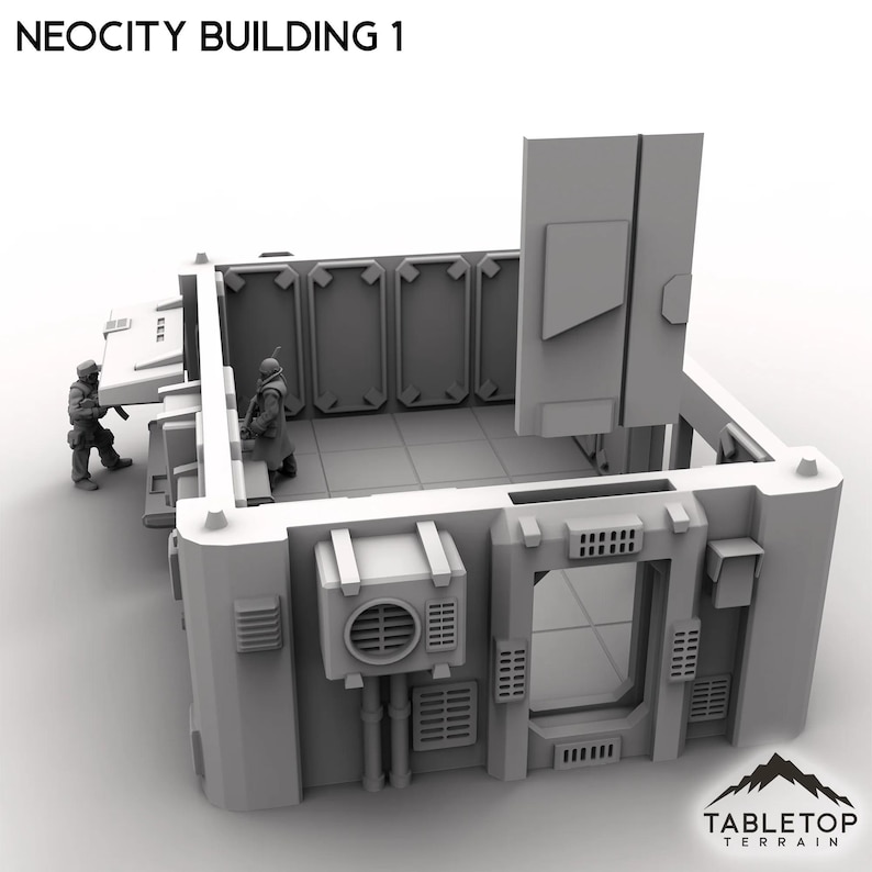 Tabletop Terrain Terrain NeoCity Building 1