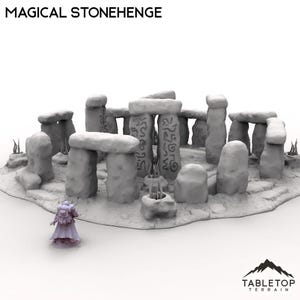 ストーンヘッジ　ストーンヘンジ　ミニチュア ミニ フィギュア キット　模型 Stonehenge model - Etsy 日本