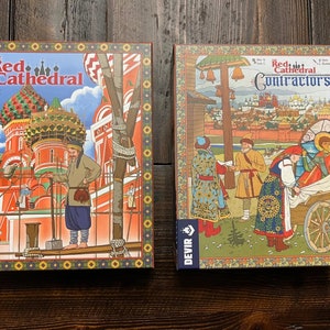 Red Cathedral With Contractors Expansion Board Game Insert / Organizer ...