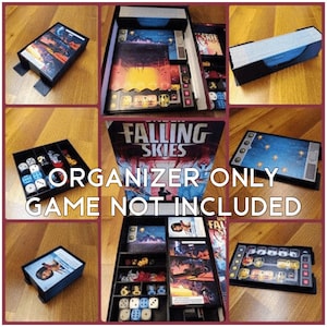 Under Falling Skies Board Game Insert / Organizer