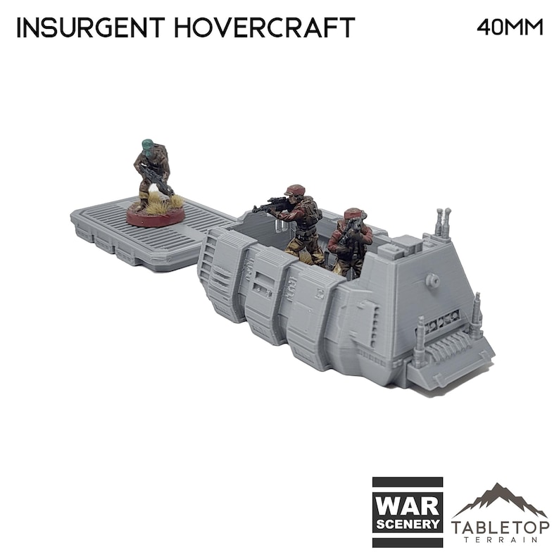 Tabletop Terrain Terrain Massa'Dun Insurgent Hovercraft