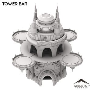 Tabletop Terrain Building Tower Bar