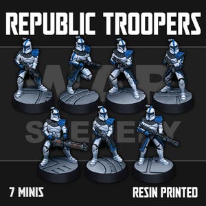 Republic Troopers - Outer Rim Minis by War Scenery for Tabletop Wargames