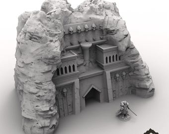 Tempel - Death Valley - Tabletop Terrain Fantasy DND Miniatur Rollenspiel Kriegsspiel 28 mm 32 mm