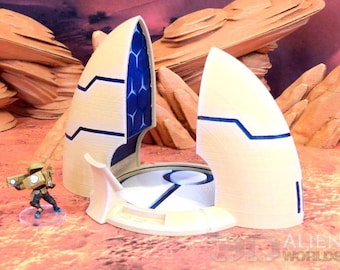 Greater Good Teleporter - Tabletop Terrain Greater Good Grimdark Miniature Wargame Sci-Fi 28mm 32mm