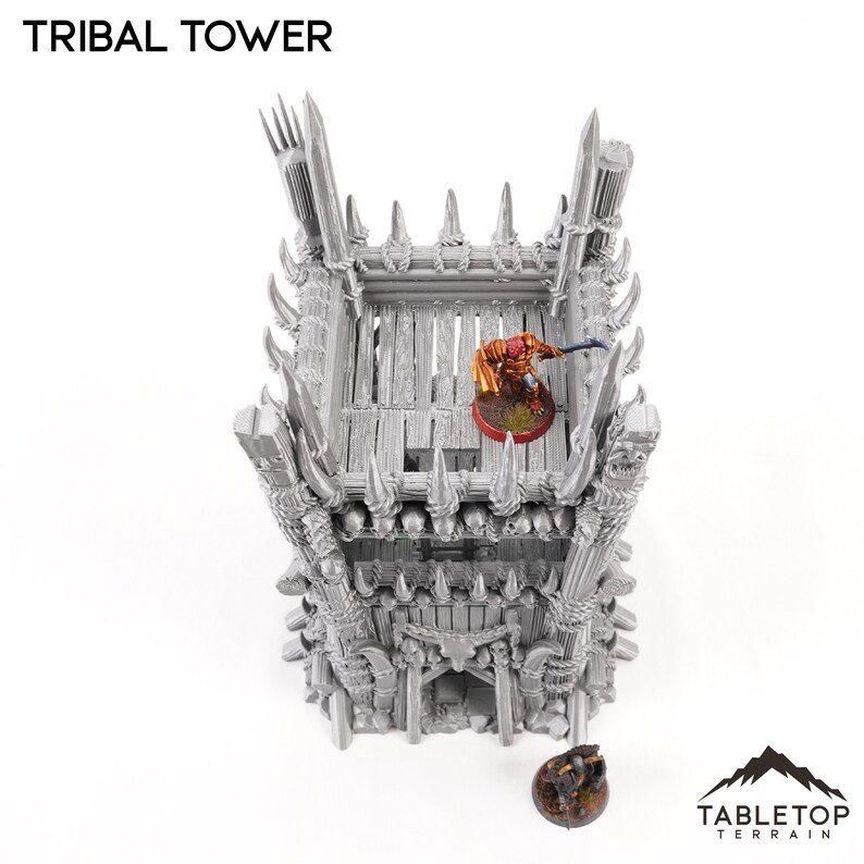 Pathfinder Tower Tribal Tower - Tribal Tower - Fantasy Terrain DND Aos Pathfinder ...