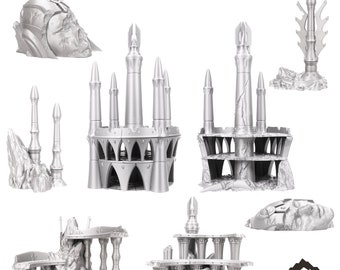 Lyntrath, Jungle Vestiges - Tabletop Terrain Wargaming Terrain Grimdark Gothic Sci-Fi Miniature Wargame