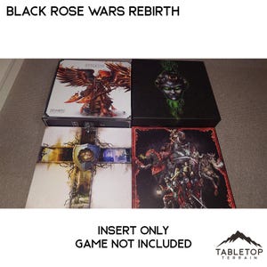 Black Rose Wars and Rebirth Board Game Insert / Organizer
