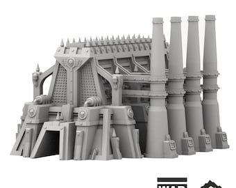 Manufactorum - Tabletop Terrain Grimdark Gothic Miniature Wargame Sci-Fi 28mm 32mm