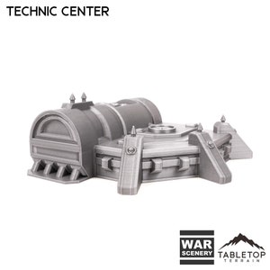 Tabletop Terrain Technic Center Wargame Terrain 3d printed 28mm Building Sci Fi Gothic Wargaming Scenery