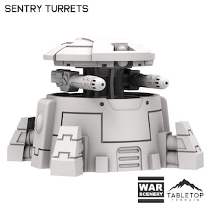 Greater Good Sentry Turret - Tabletop Terrain Greater Good Grimdark Miniature Wargame Sci-Fi 28mm 32mm