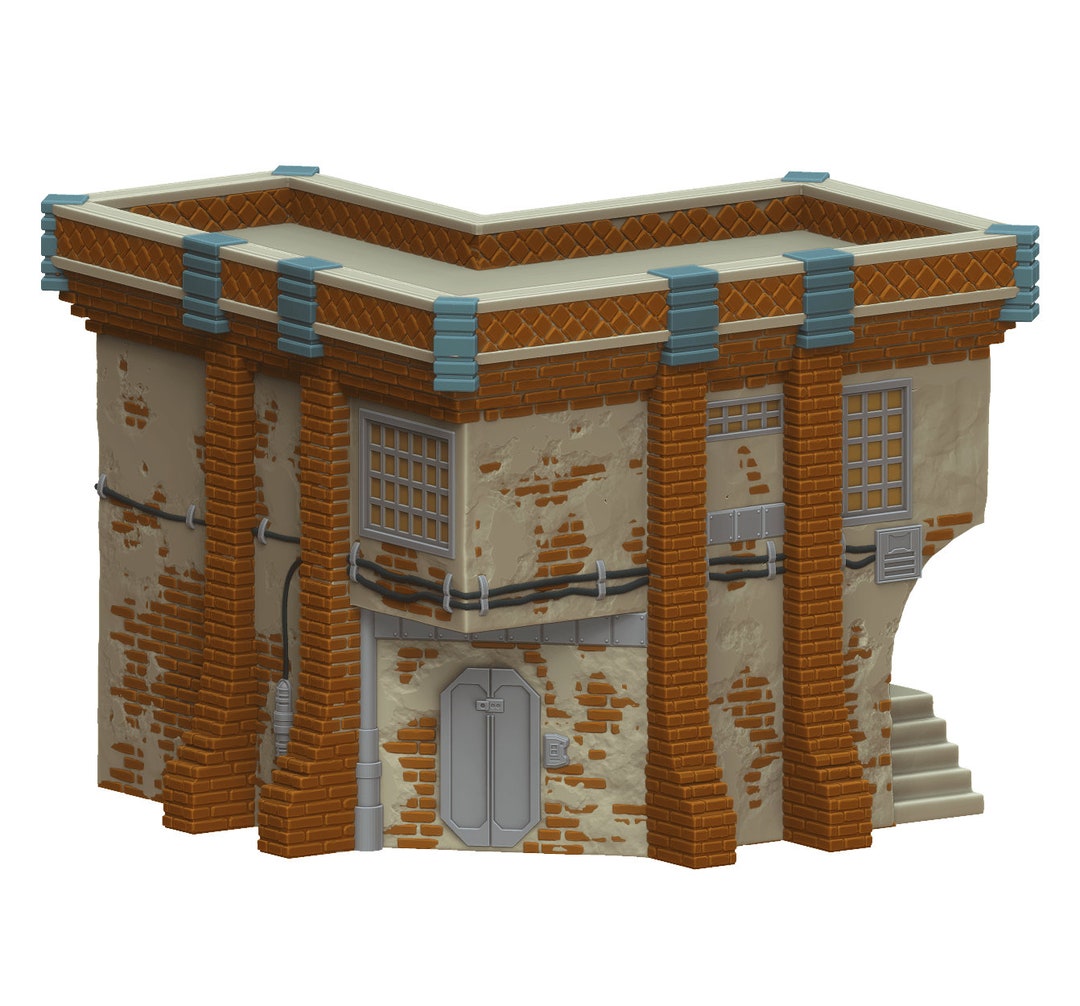 Main Street Corner House - Ord Ferrum - Star Wars Legion Terrain Outer ...