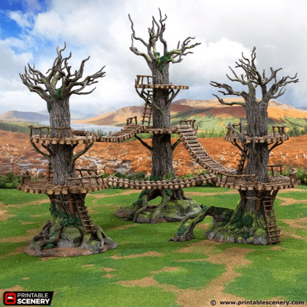The Forest Forts - Rise of the Halflings - Fantasy Building - DND Aos ...
