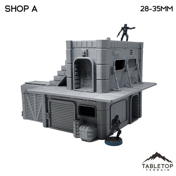 Midrim City Shop A - Star Wars Legion Building - Desert Tabletop Terrain Shatterpoint