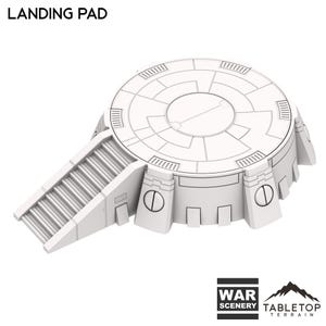 Greater Good Landing Pad 1 - Tabletop Terrain Greater Good Grimdark Miniature Wargame Sci-Fi 28mm 32mm