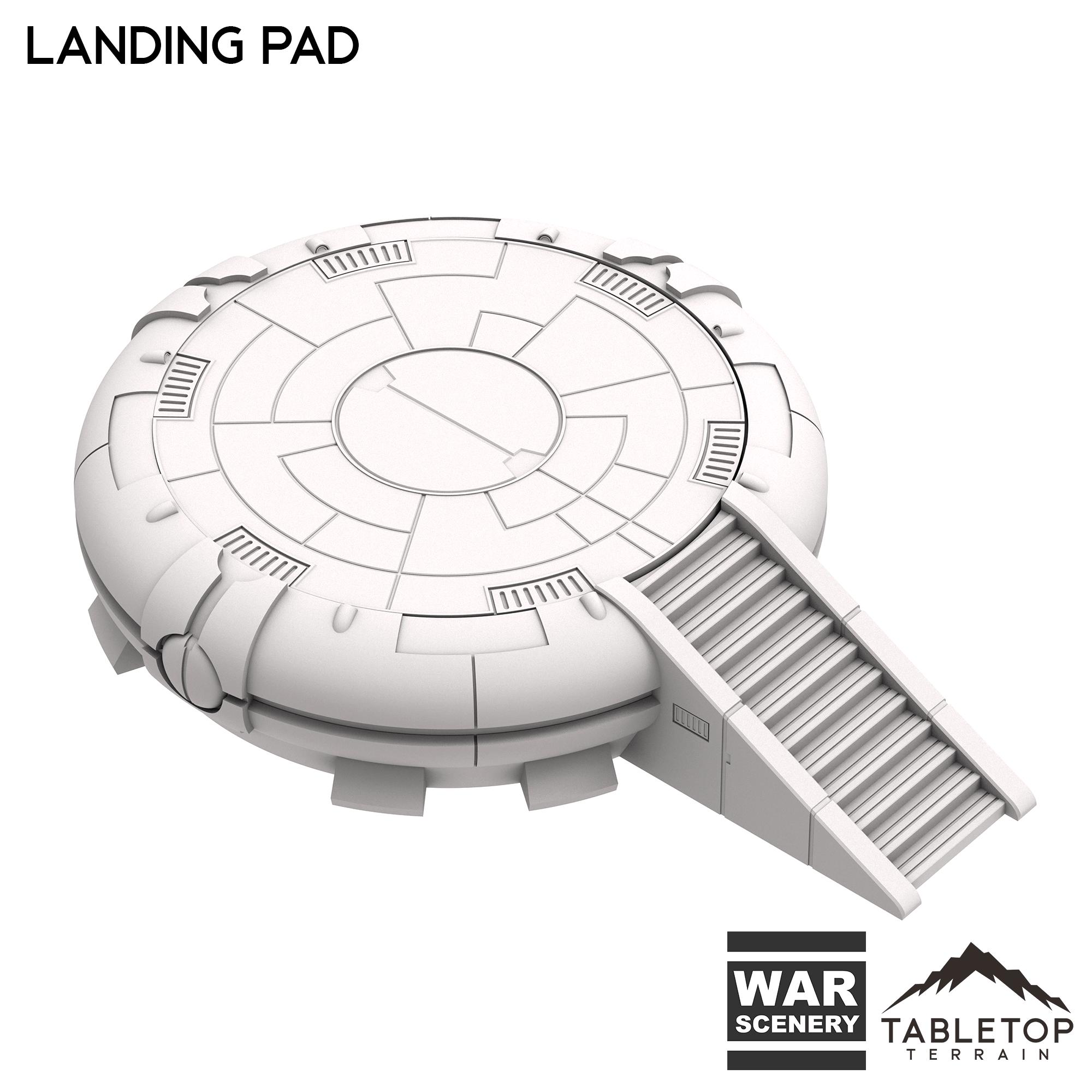 Greater Good Landing Pad 2 - Tabletop Terrain Greater Good Grimdark Miniature Wargame Sci-Fi 28mm 32mm