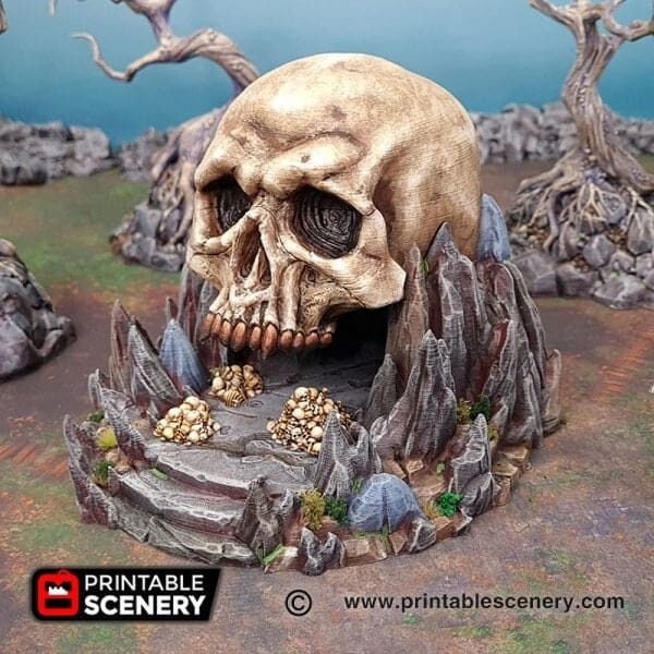Titan Skull Cave - Fantasy Terrain - Shadowfey Fantasy Terrain DND