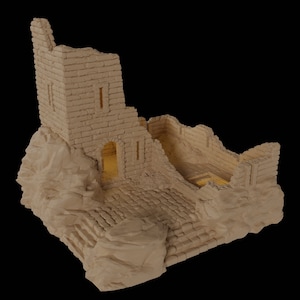 Old Catacombs Entrance - DND AoS Pathfinder Conquest MiniatureLand Tabletop Terrain Miniature Wargame 28mm Medieval Fantasy