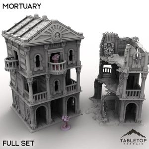 Mortuary - Tabletop Terrain Grimdark Gothic Miniature Wargame Sci-Fi 28mm 32mm