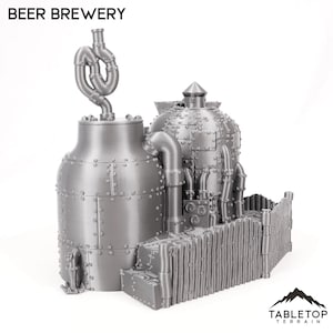 Ork Beer Brewery - Rivet City - Tabletop Terrain Ork Badlands Terrain Miniature Wargame Sci-Fi 28mm 32mm