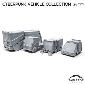 Colección de vehículos Cyberpunk: futurista compatible con Infinity, Cyberpunk Red: Combat Zone