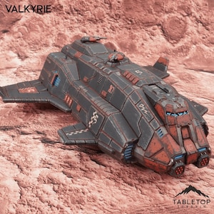 Nave de desembarco Valkyrie - Hardware Studios 6 mm Compatible con juegos de guerra de mechas a pequeña escala