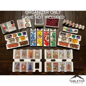 Red Cathedral with Contractors Expansion Board Game Insert / Organizer