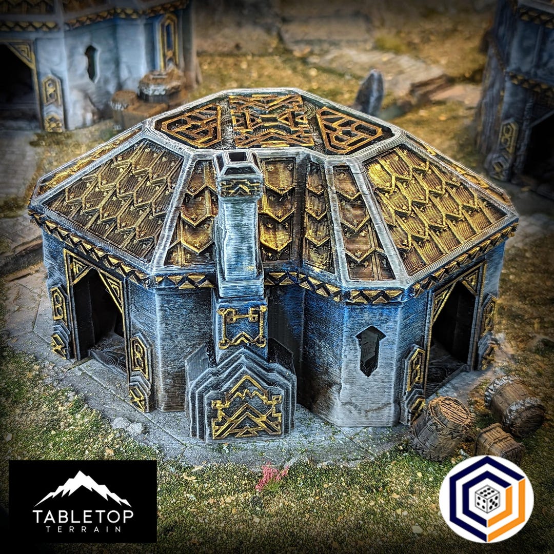 Dwarven House Kingdom of Durak Deep Tabletop Terrain High Fantasy DND ...