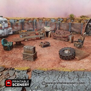 Wasteworld Home Starter Kit - Apocalyptic Terrain - Gaslands Terrain Post-Apocalyptic Walking Dead Fallout Wasteland Warfare