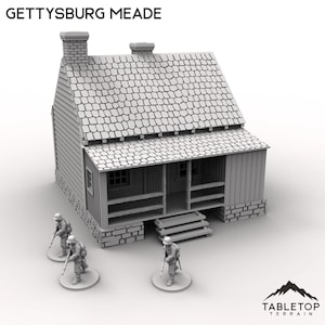 Gettysburg Meade - Terräng under amerikanska inbördeskriget