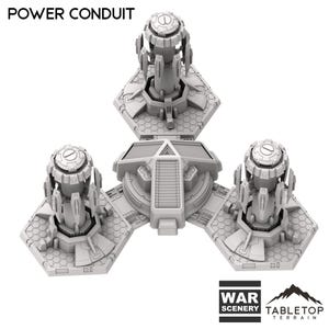 Greater Good Power Conduit - Tabletop Terrain Greater Good Grimdark Miniature Wargame Sci-Fi 28mm 32mm