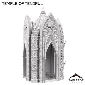 Temple of Tendrul - Tabletop Terrain Demon Chaos Terrain Miniature Wargame Sci-Fi 28mm 32mm