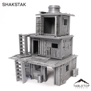 Tabletop Terrain ShakStak - Grimdark UnderNidus Building Wargame Terrain 3d printed 28mm Building Sci Fi Gothic Wargaming Scenery