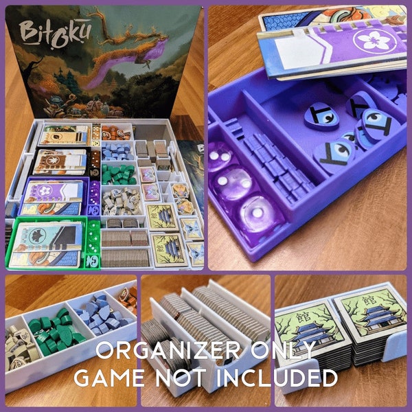 Bitoku Jogo de Tabuleiro Inserto/Organizador