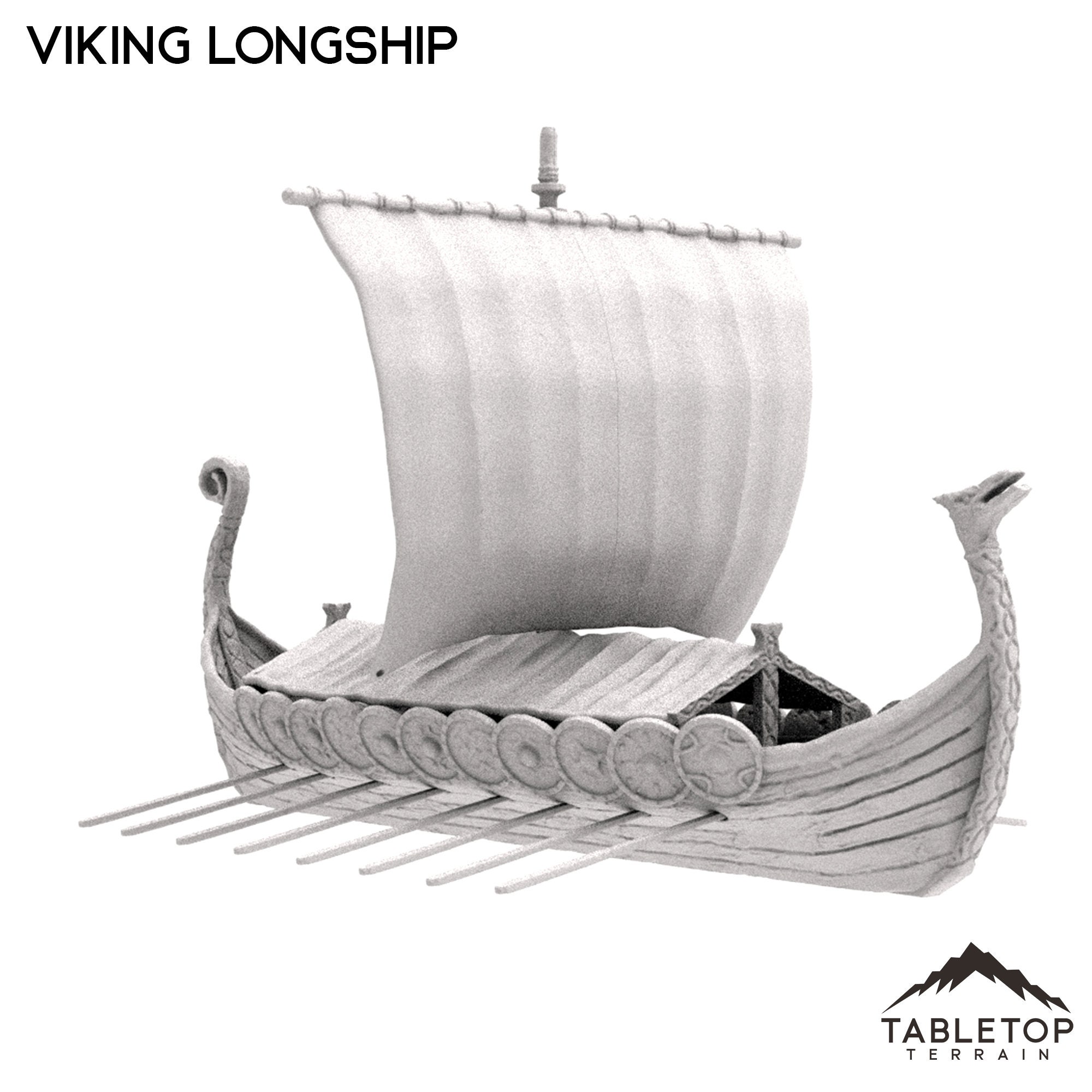 Viking Longship - DND Aos Pathfinder Conquest Miniatureland