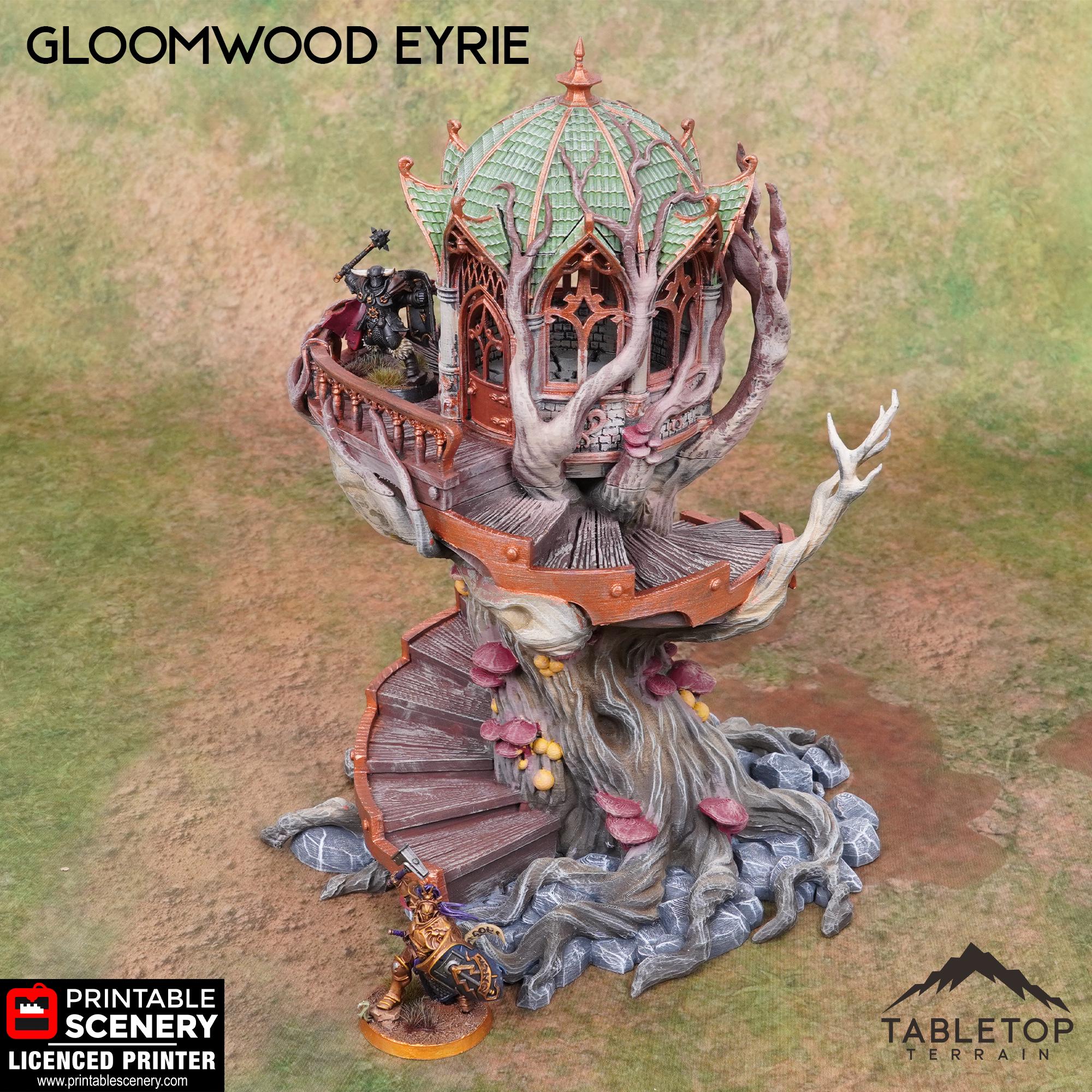 EnderToys Torre Tribal por cenário imprimível, cenário RPG de mesa impresso em 3D e terreno de jogo de guerra miniaturas de 28 mm