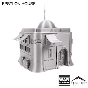 Epsylon House - Star Wars Legion Terrain Outer Rim War Scenery  Koboh Lothal Tabletop Terrain Wargame Miniature Scenery