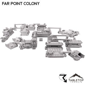 Farpoint Colony TechScape - 6mm - Thunderhead Studio 6mm Compatible with Small Scale Mech Wargames