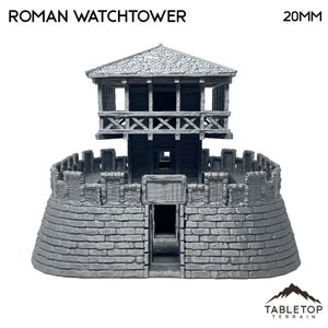 Roman Watchtower - DND AoS Pathfinder Conquest MiniatureLand Tabletop Terrain Miniature Wargame 28mm Medieval Fantasy Historical Roman