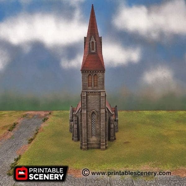 ZITIANYOUBUILD Medieval Church avec Small Garden pour Medieval Town ZITIANYOUBUILD Medieval Church avec Small Garden pour Medieval Town